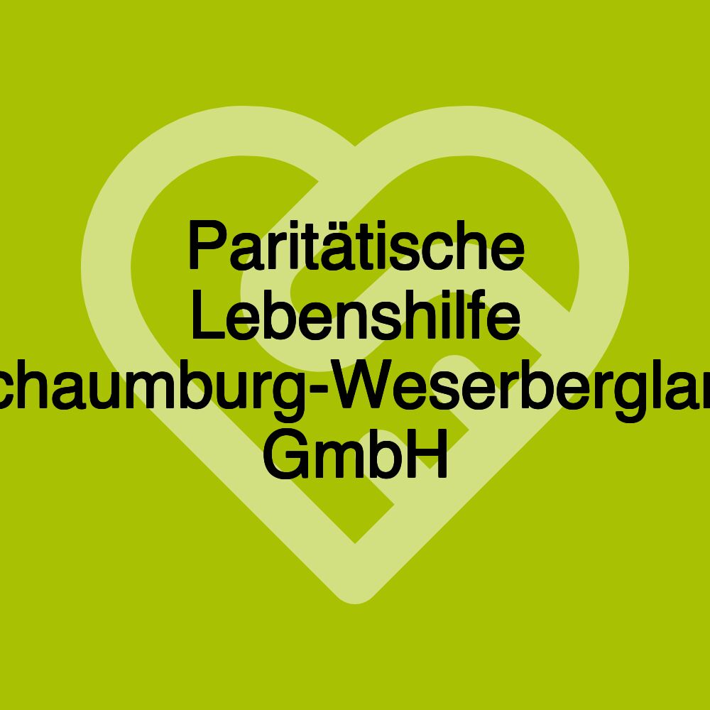 Paritätische Lebenshilfe Schaumburg-Weserbergland GmbH