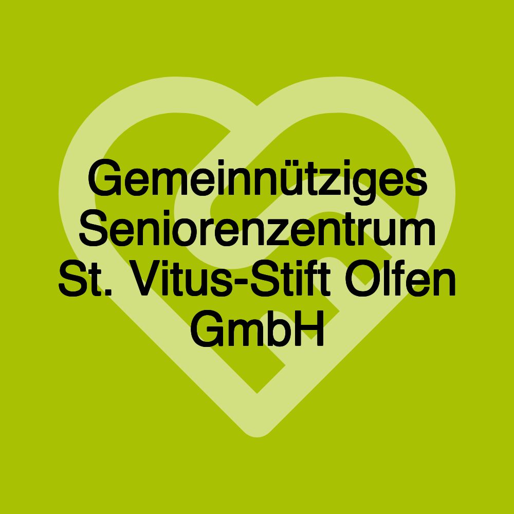 Gemeinnütziges Seniorenzentrum St. Vitus-Stift Olfen GmbH