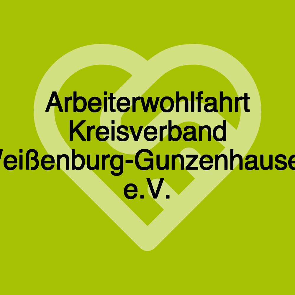 Arbeiterwohlfahrt Kreisverband Weißenburg-Gunzenhausen e.V.