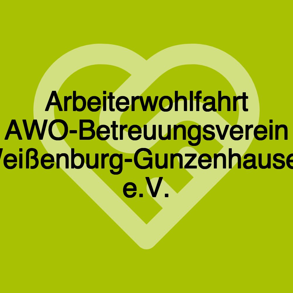 Arbeiterwohlfahrt AWO-Betreuungsverein Weißenburg-Gunzenhausen e.V.