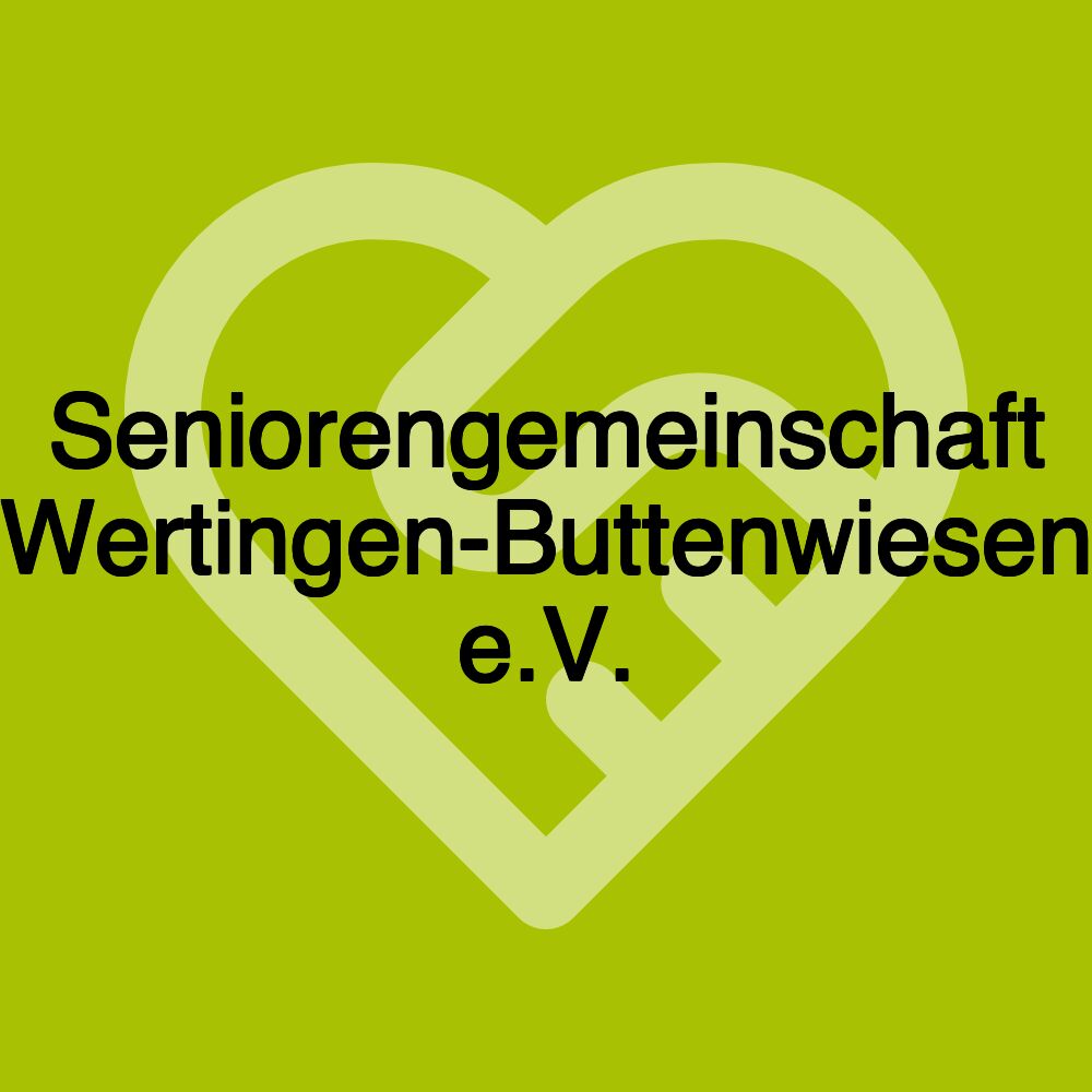 Seniorengemeinschaft Wertingen-Buttenwiesen e.V.