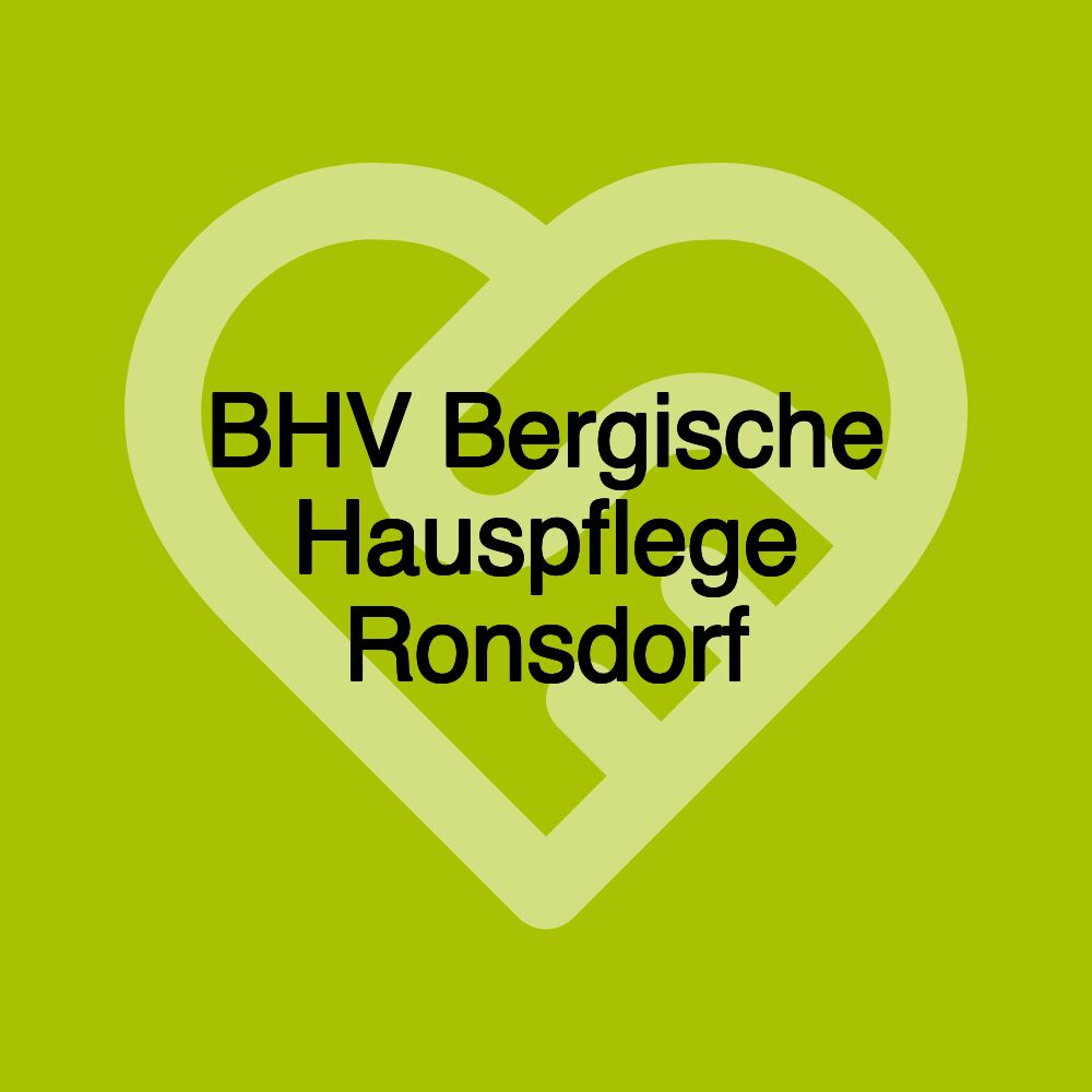 BHV Bergische Hauspflege Ronsdorf