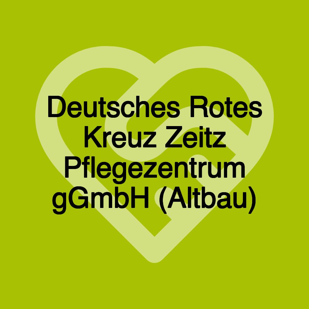 Deutsches Rotes Kreuz Zeitz Pflegezentrum gGmbH (Altbau)