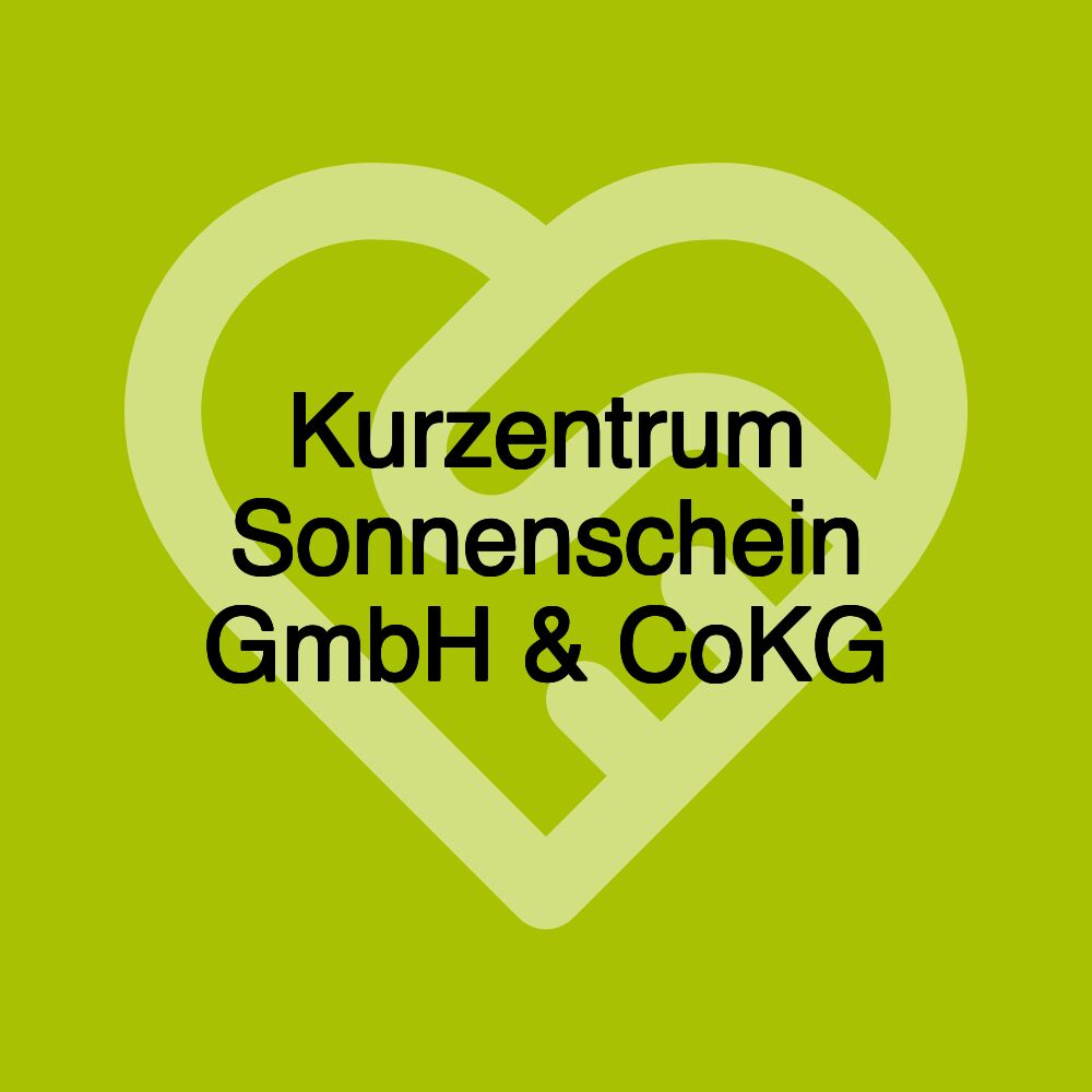 Kurzentrum Sonnenschein GmbH & CoKG