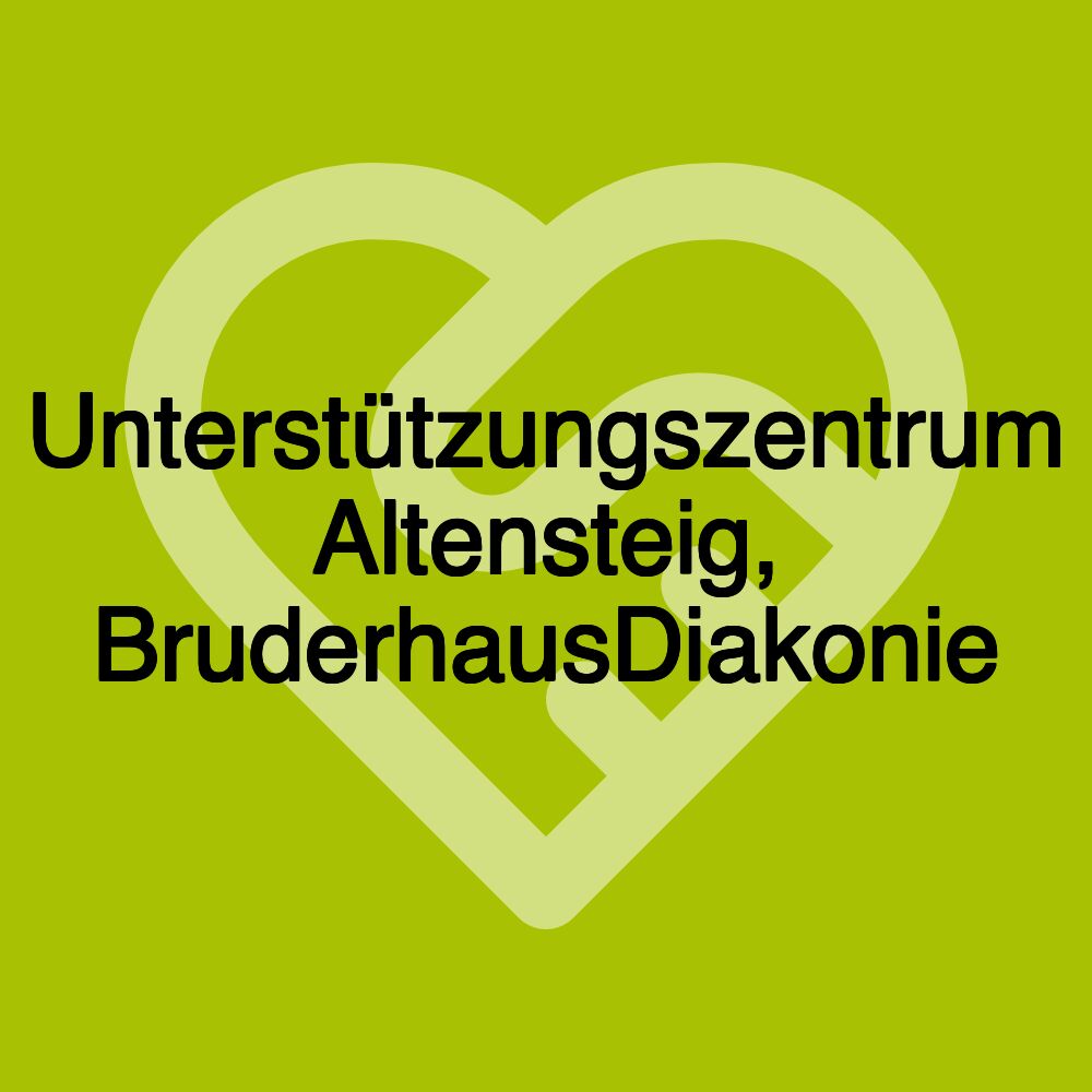 Unterstützungszentrum Altensteig, BruderhausDiakonie