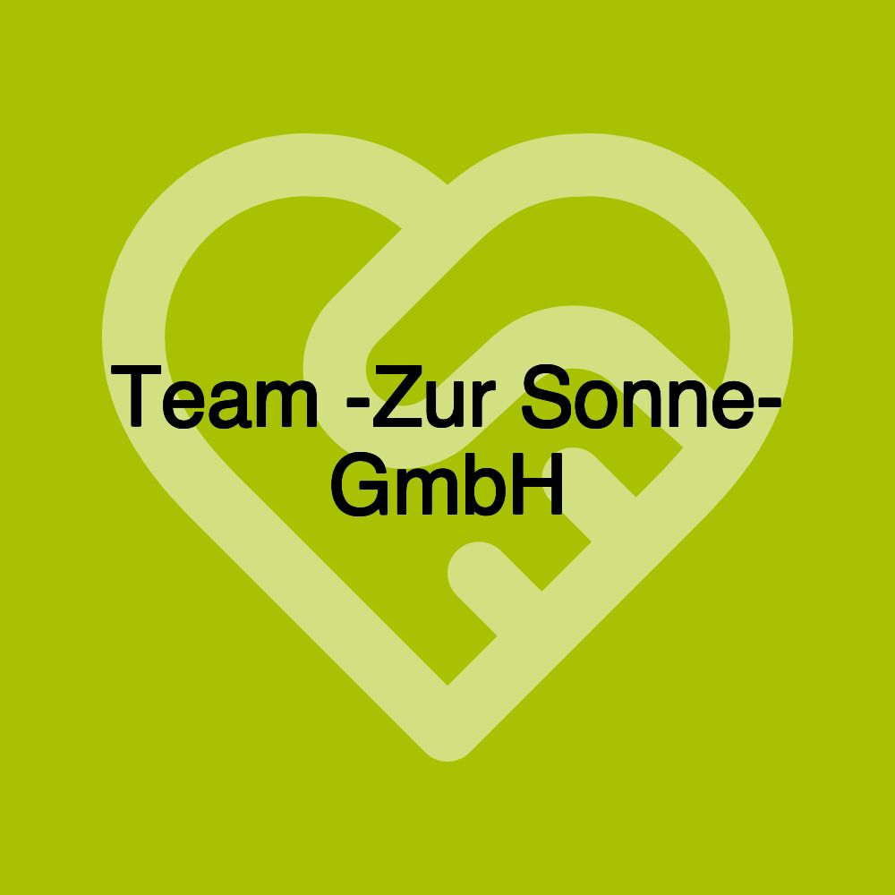 Team -Zur Sonne- GmbH