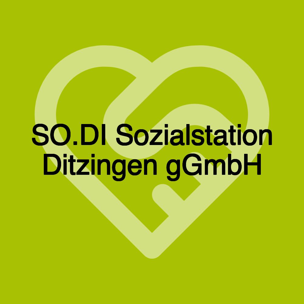 SO.DI Sozialstation Ditzingen gGmbH