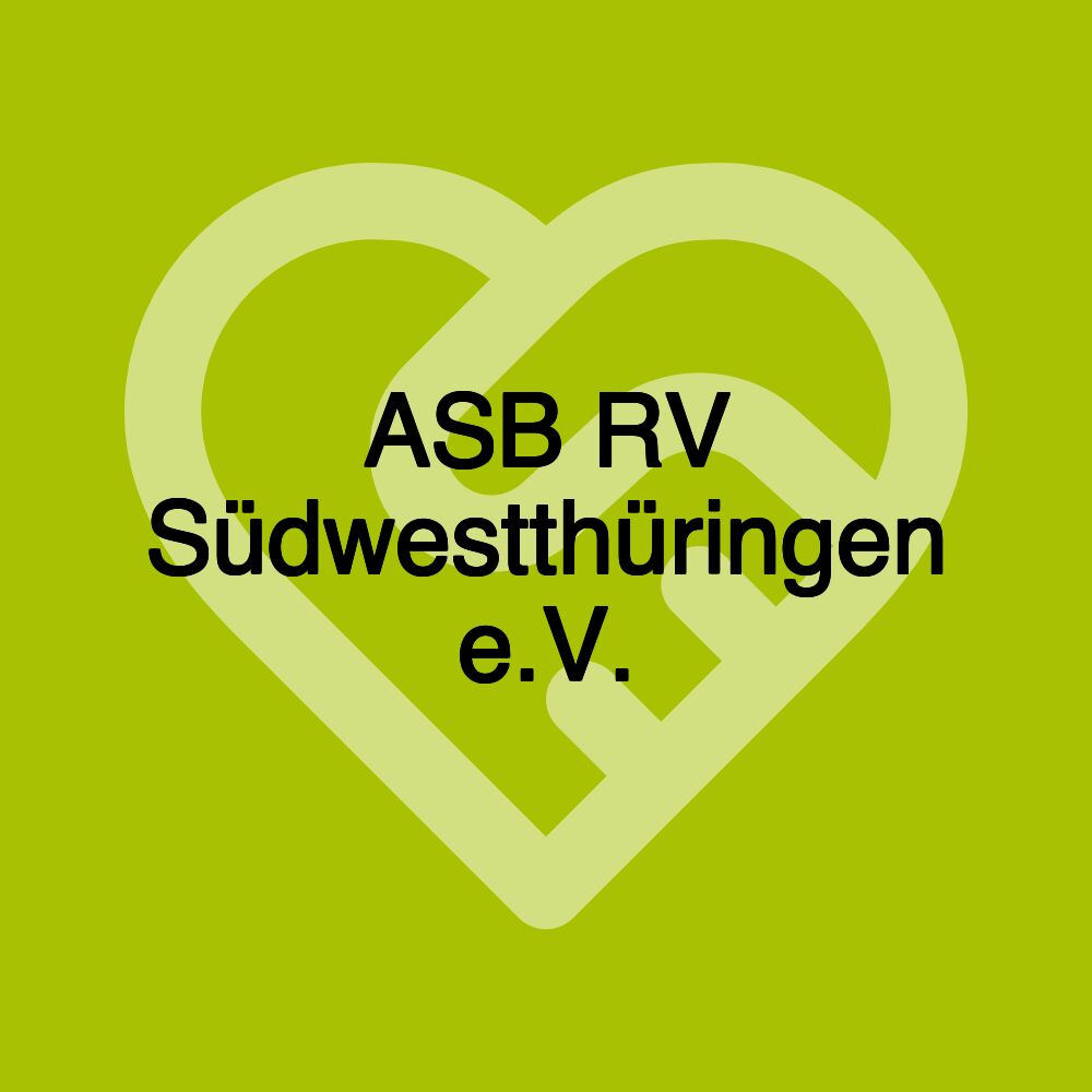 ASB RV Südwestthüringen e.V.