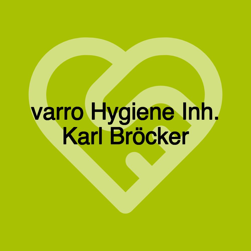 varro Hygiene Inh. Karl Bröcker