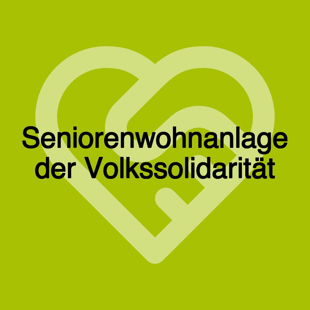 Seniorenwohnanlage der Volkssolidarität