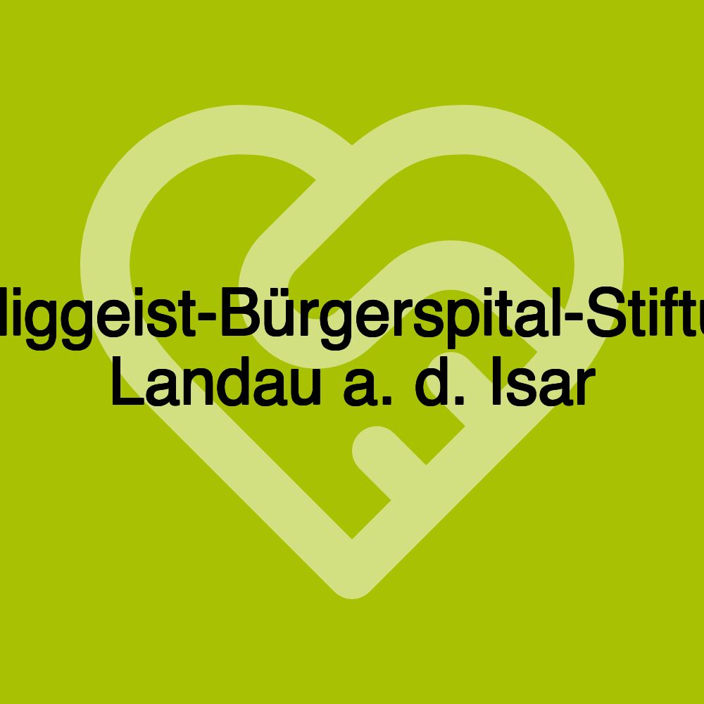 Heiliggeist-Bürgerspital-Stiftung Landau a. d. Isar