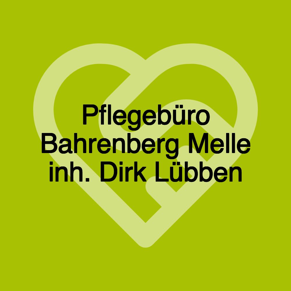 Pflegebüro Bahrenberg Melle inh. Dirk Lübben