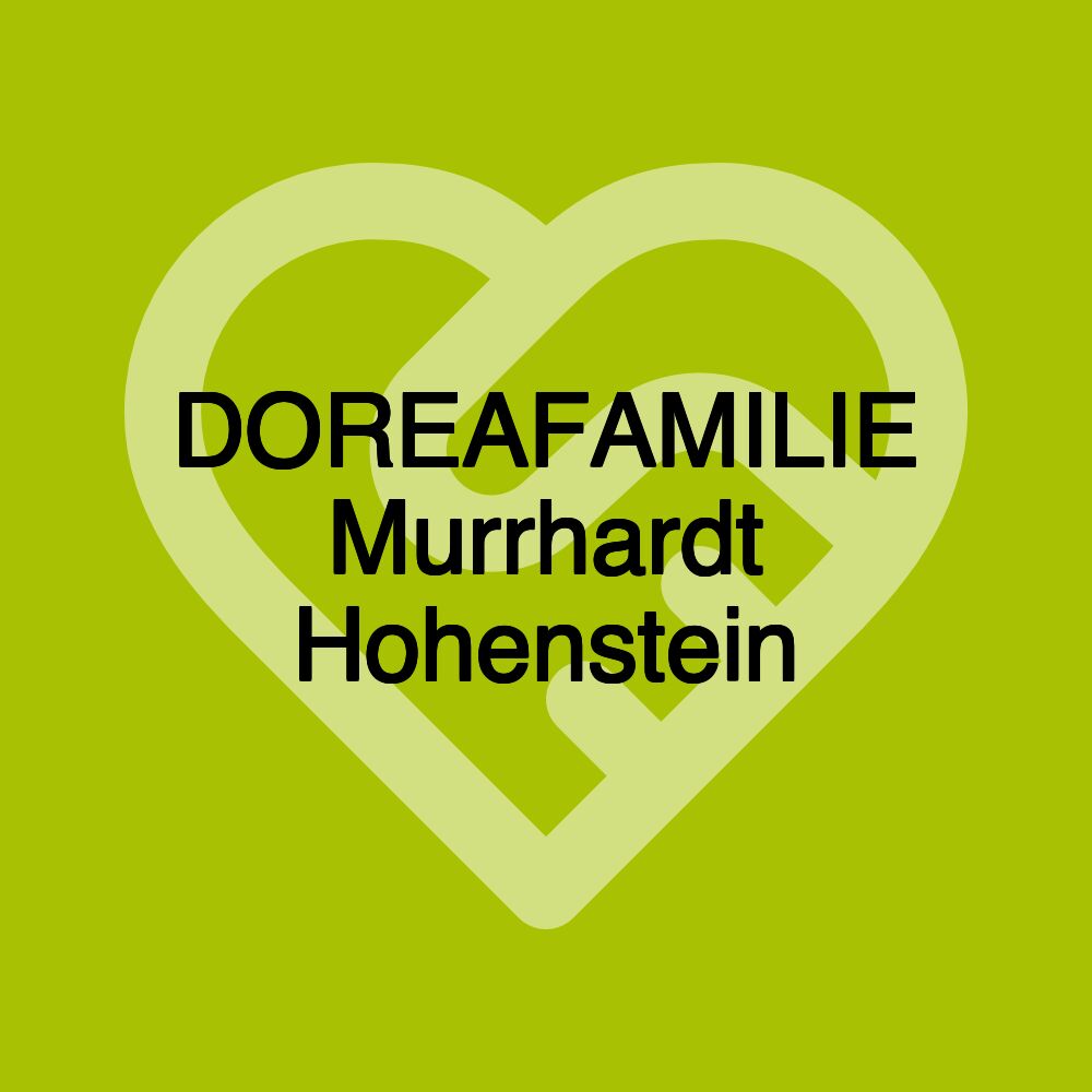 DOREAFAMILIE Murrhardt Hohenstein