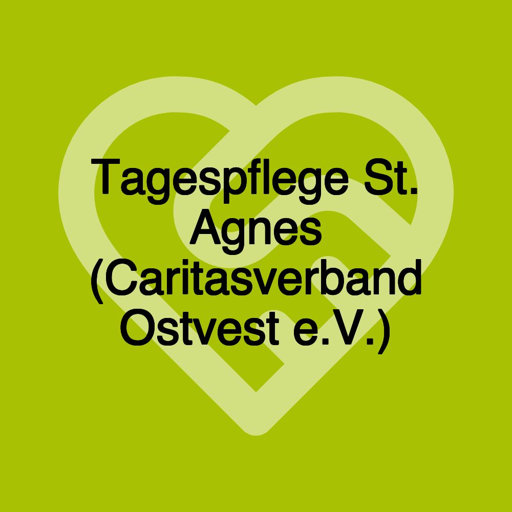 Tagespflege St. Agnes (Caritasverband Ostvest e.V.)