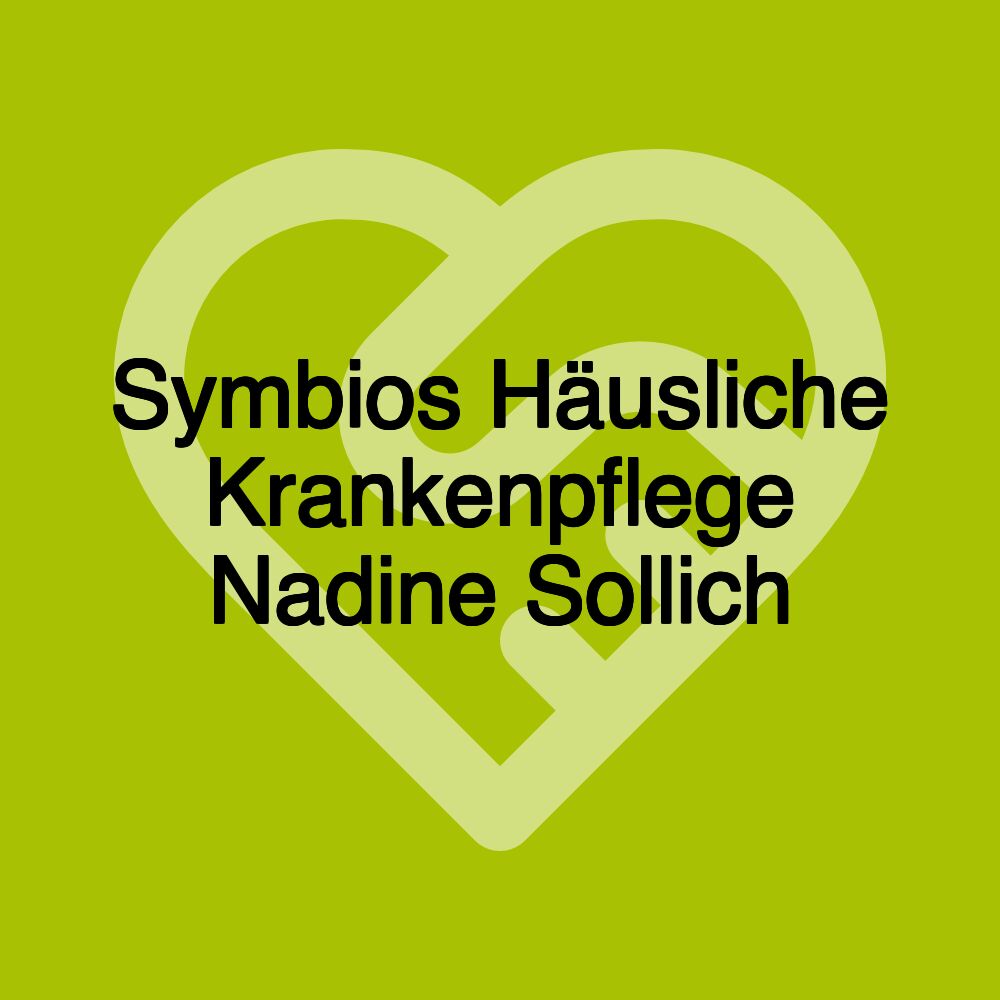 Symbios Häusliche Krankenpflege Nadine Sollich