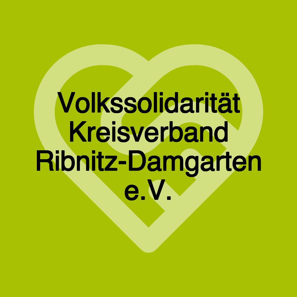 Volkssolidarität Kreisverband Ribnitz-Damgarten e.V.