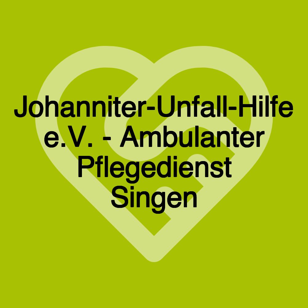 Johanniter-Unfall-Hilfe e.V. - Ambulanter Pflegedienst Singen