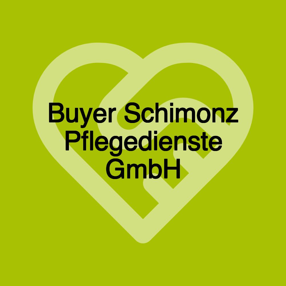 Buyer Schimonz Pflegedienste GmbH