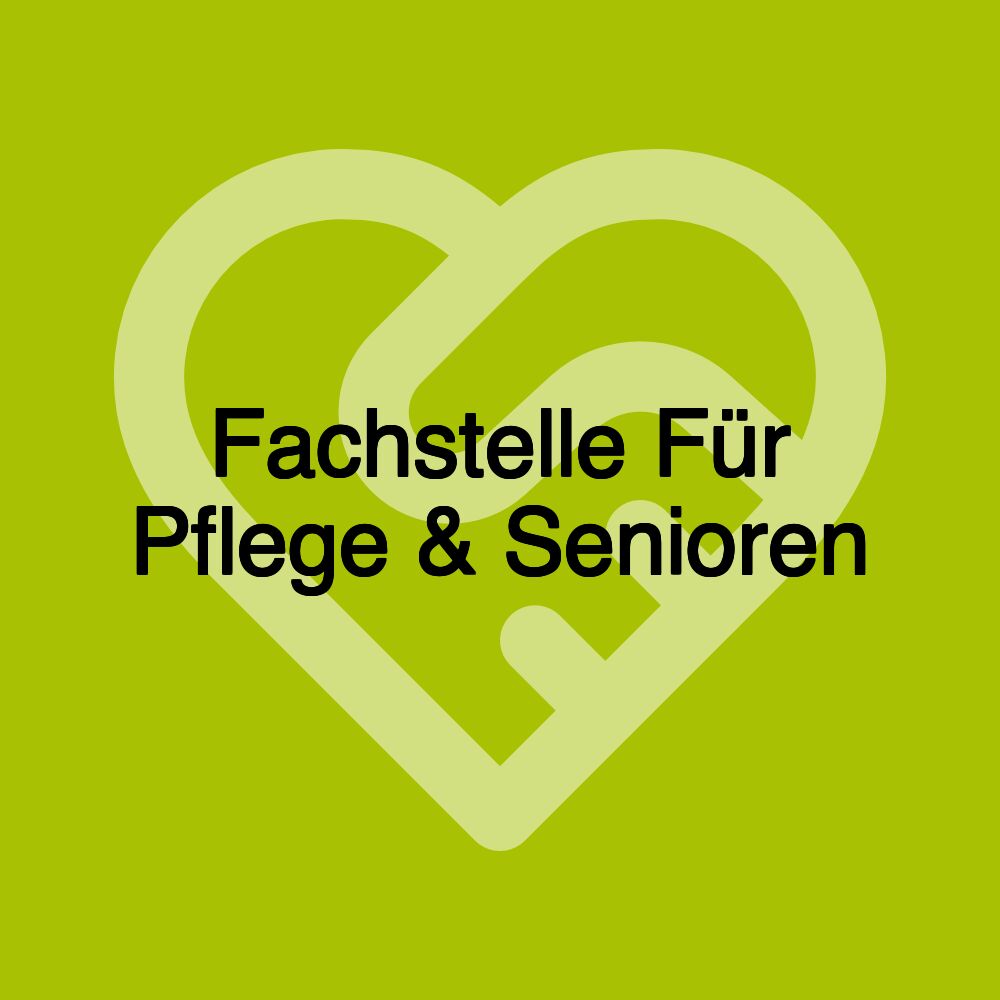 Fachstelle Für Pflege & Senioren