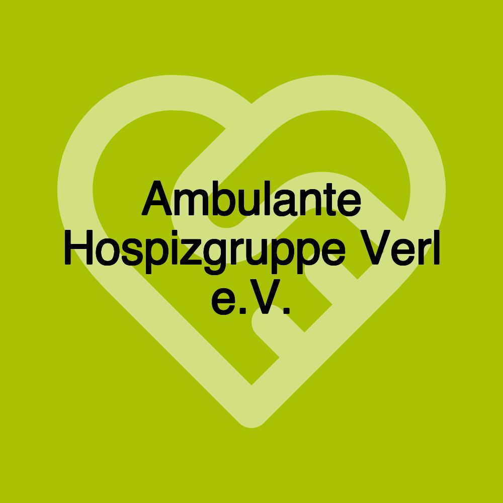 Ambulante Hospizgruppe Verl e.V.