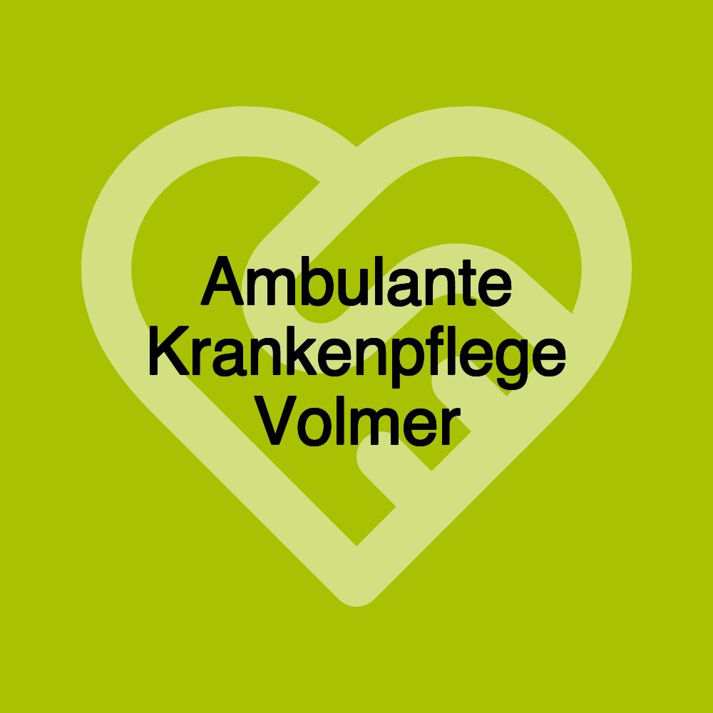 Ambulante Krankenpflege Volmer