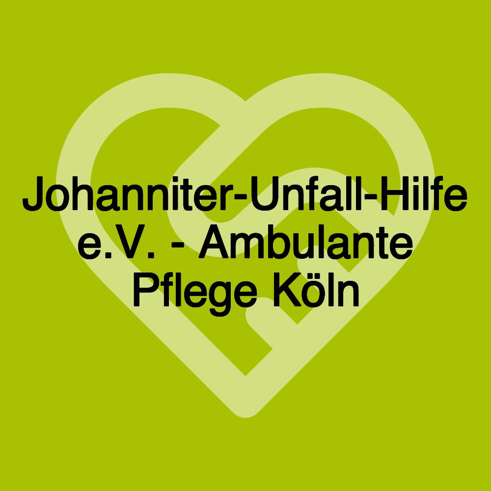 Johanniter-Unfall-Hilfe e.V. - Ambulante Pflege Köln