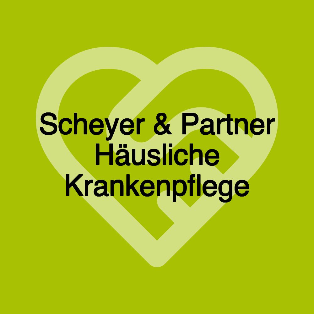 Scheyer & Partner Häusliche Krankenpflege