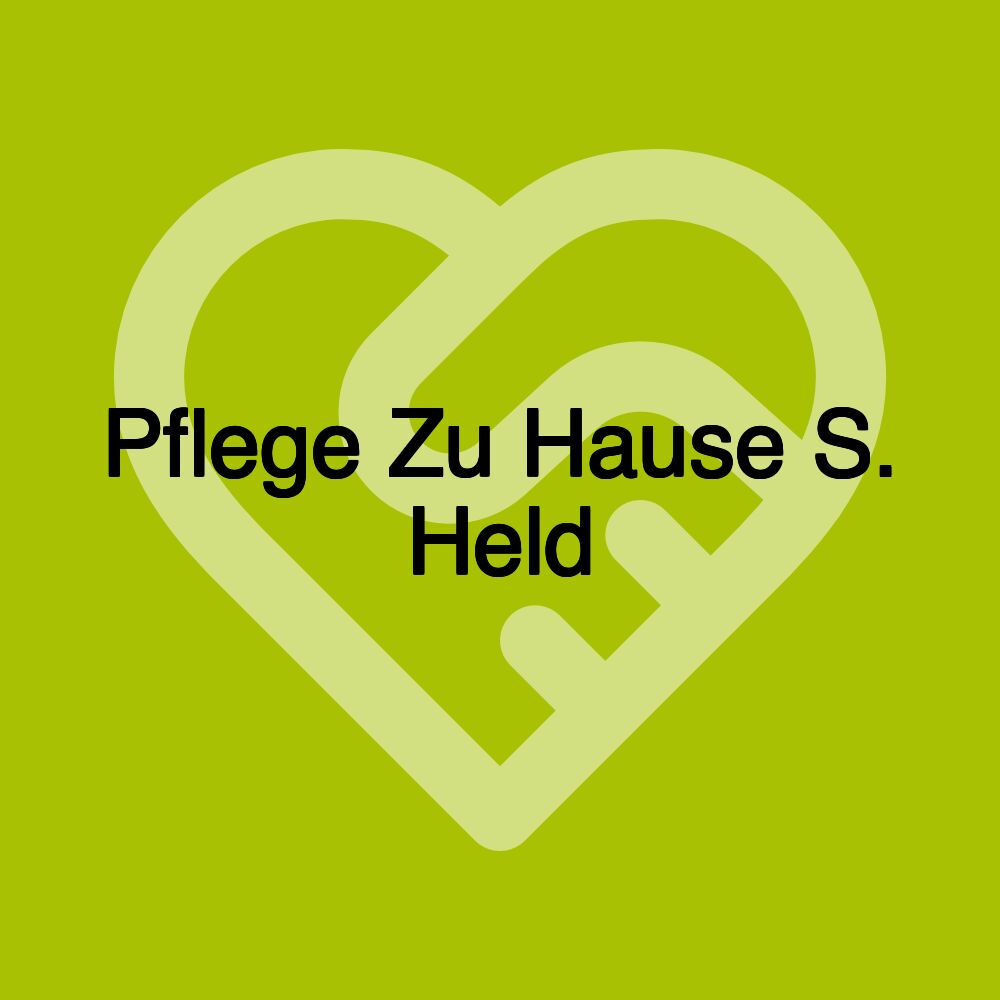 Pflege Zu Hause S. Held