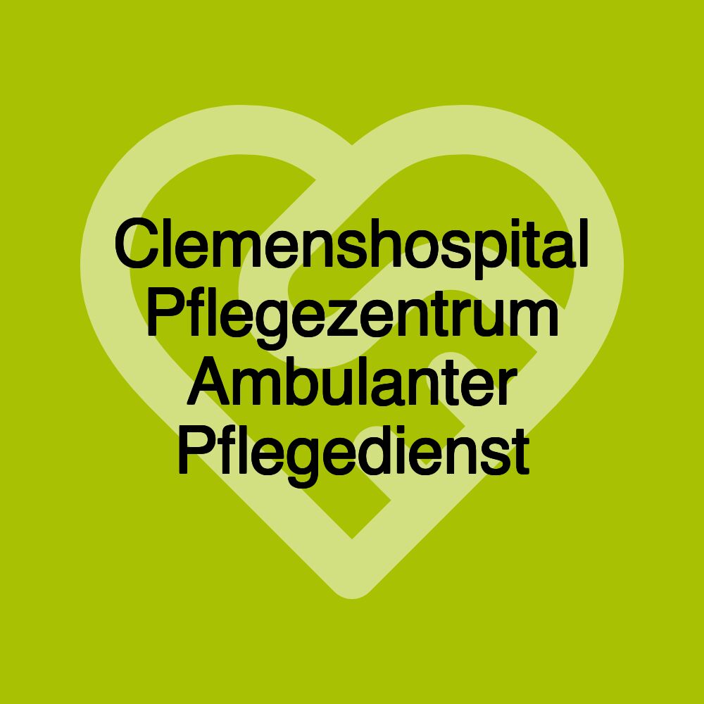 Clemenshospital Pflegezentrum Ambulanter Pflegedienst