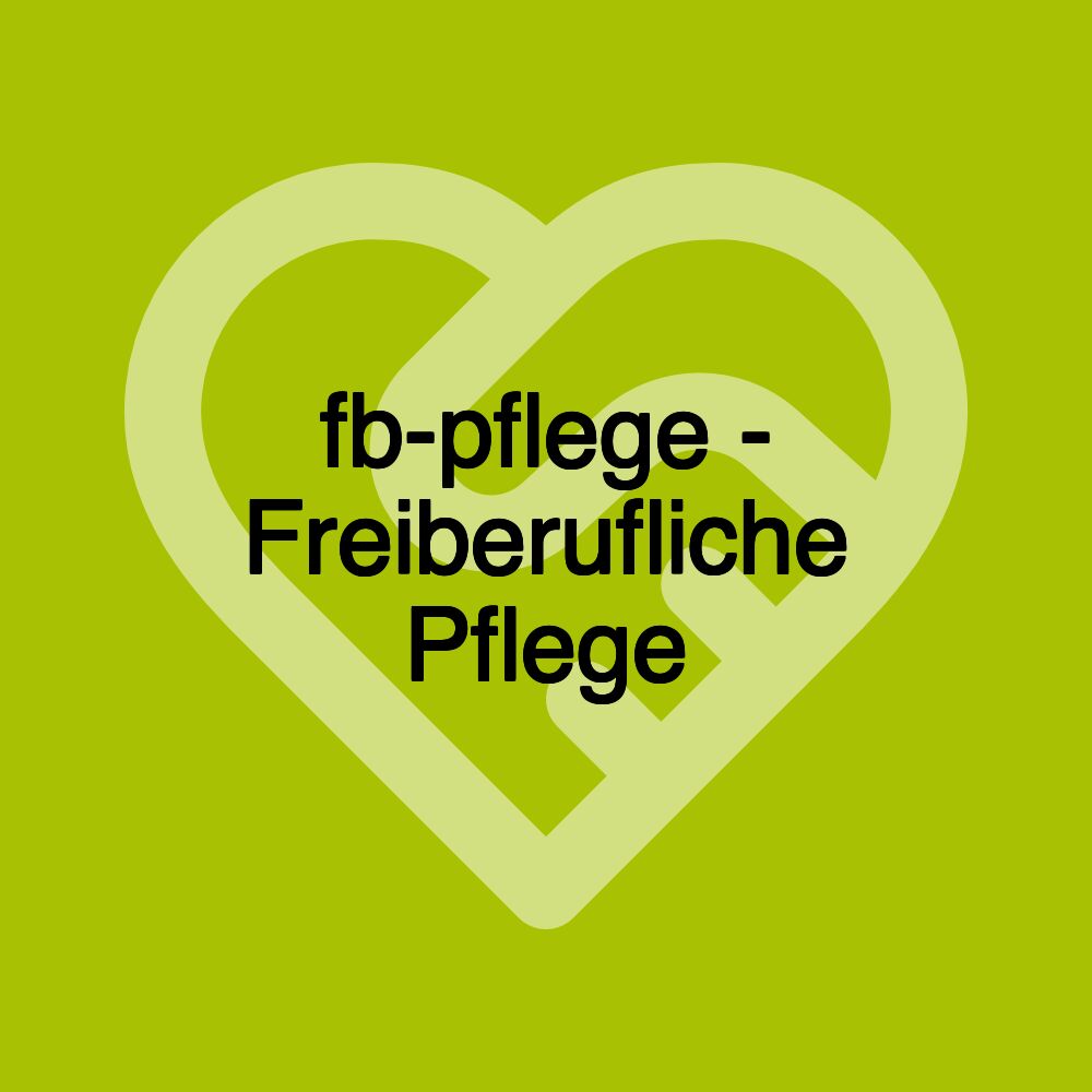 fb-pflege - Freiberufliche Pflege