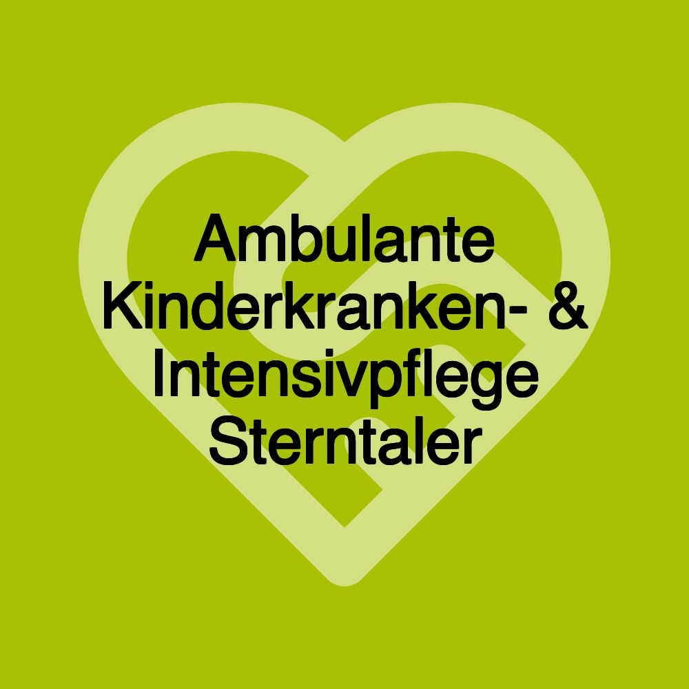 Ambulante Kinderkranken- & Intensivpflege Sterntaler