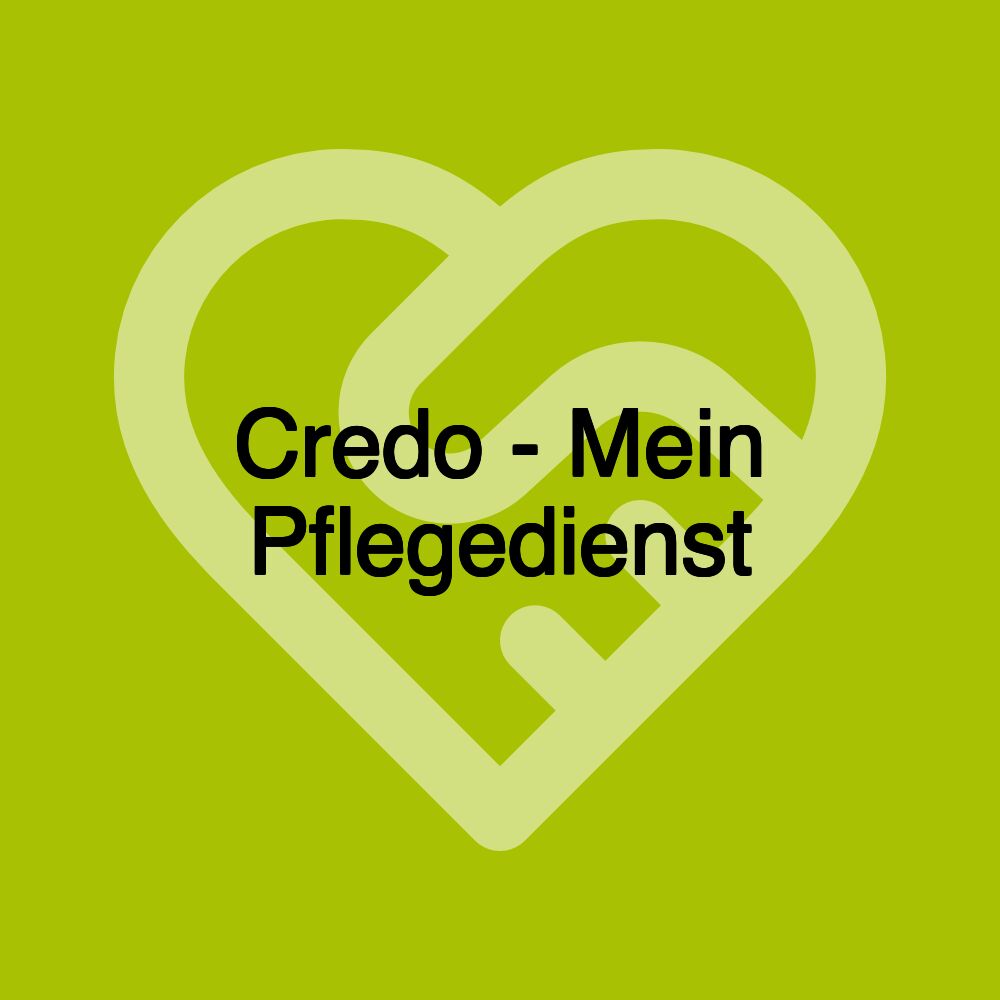 Credo - Mein Pflegedienst