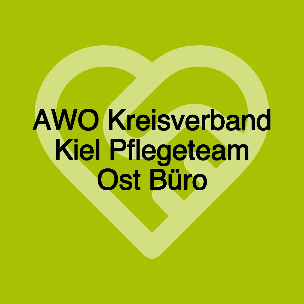 AWO Kreisverband Kiel Pflegeteam Ost Büro