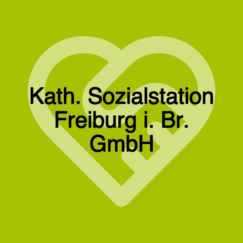 Kath. Sozialstation Freiburg i. Br. GmbH