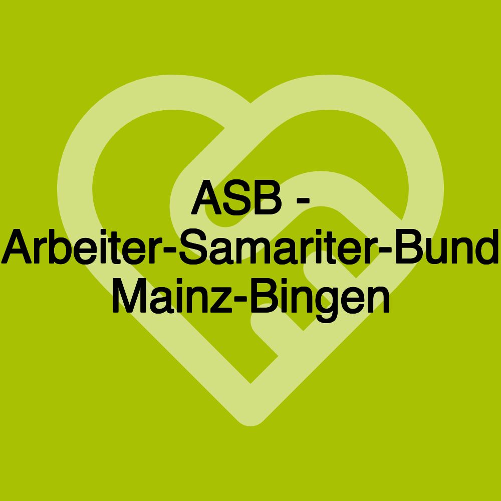 ASB - Arbeiter-Samariter-Bund Mainz-Bingen