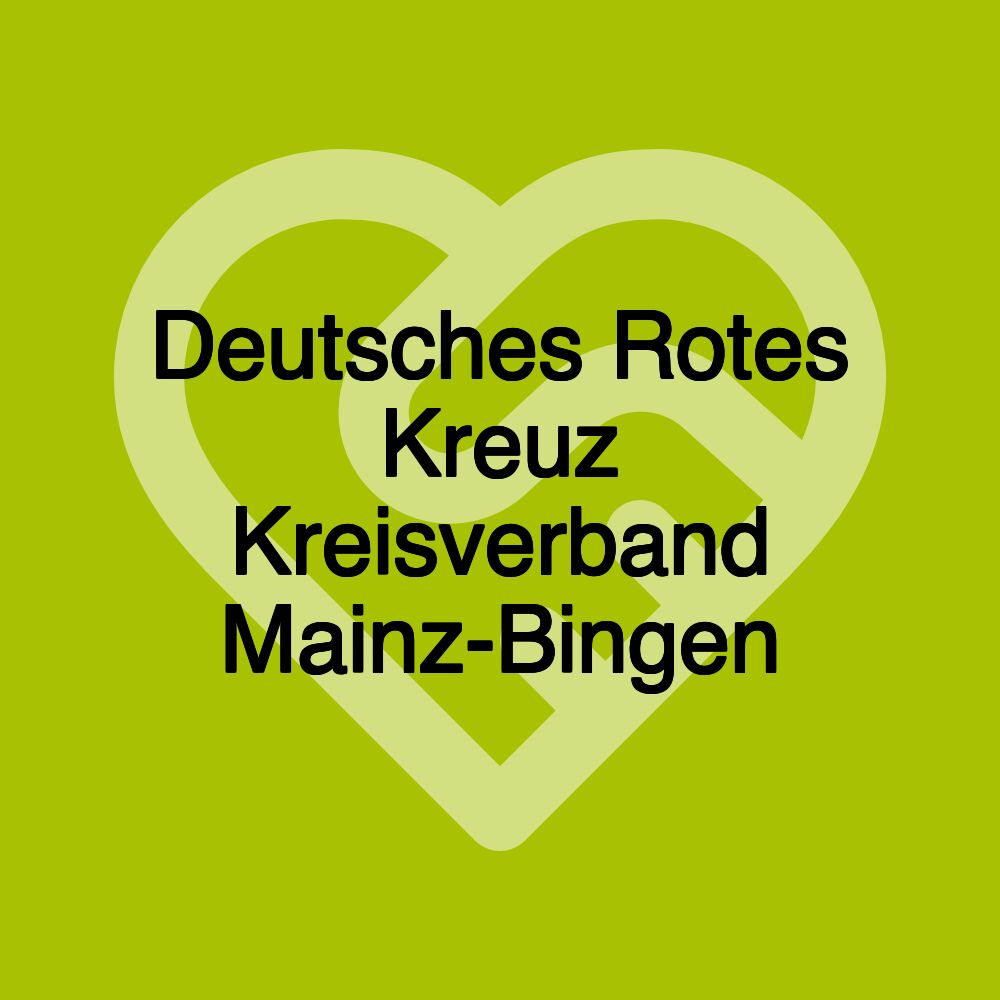 Deutsches Rotes Kreuz Kreisverband Mainz-Bingen