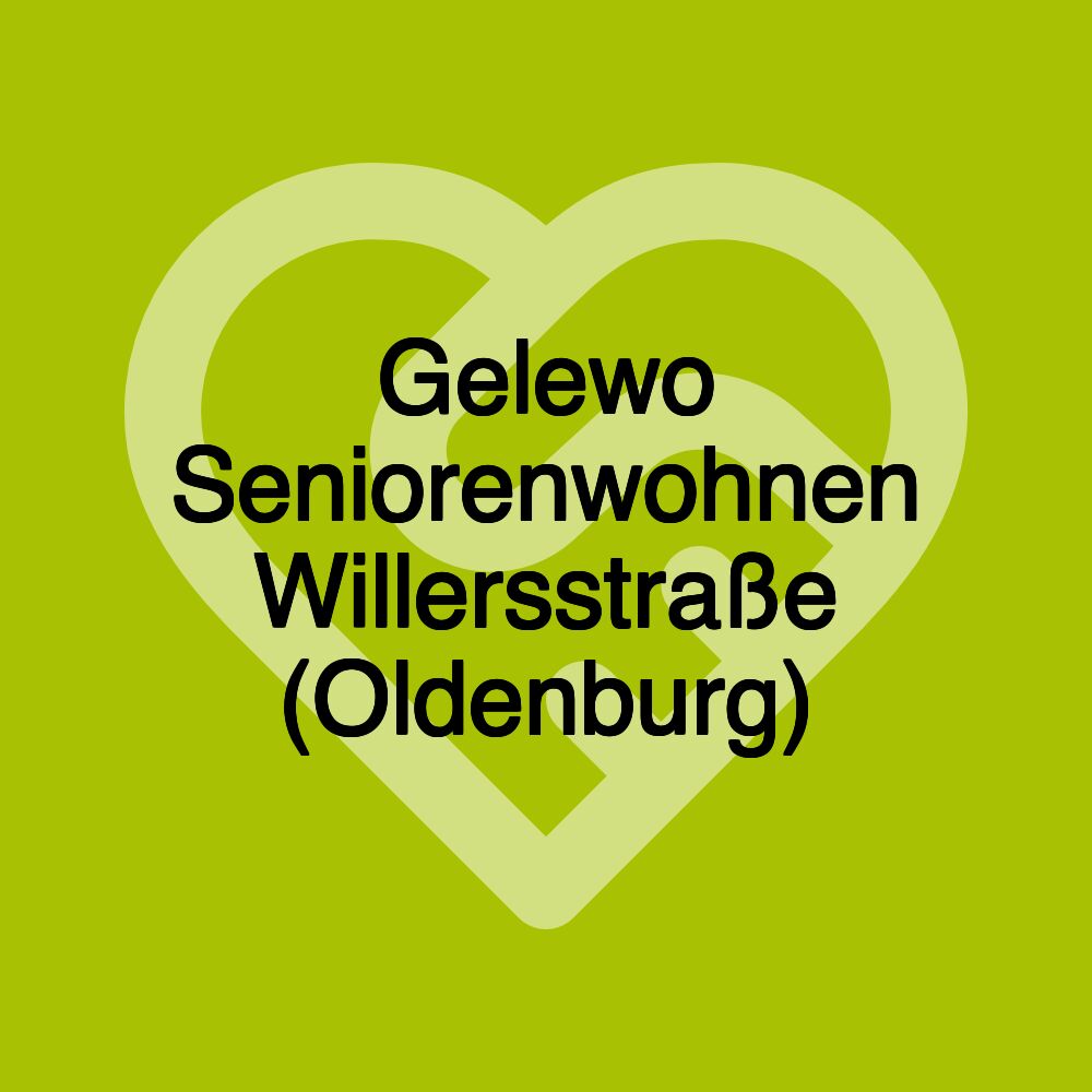 Gelewo Seniorenwohnen Willersstraße (Oldenburg)