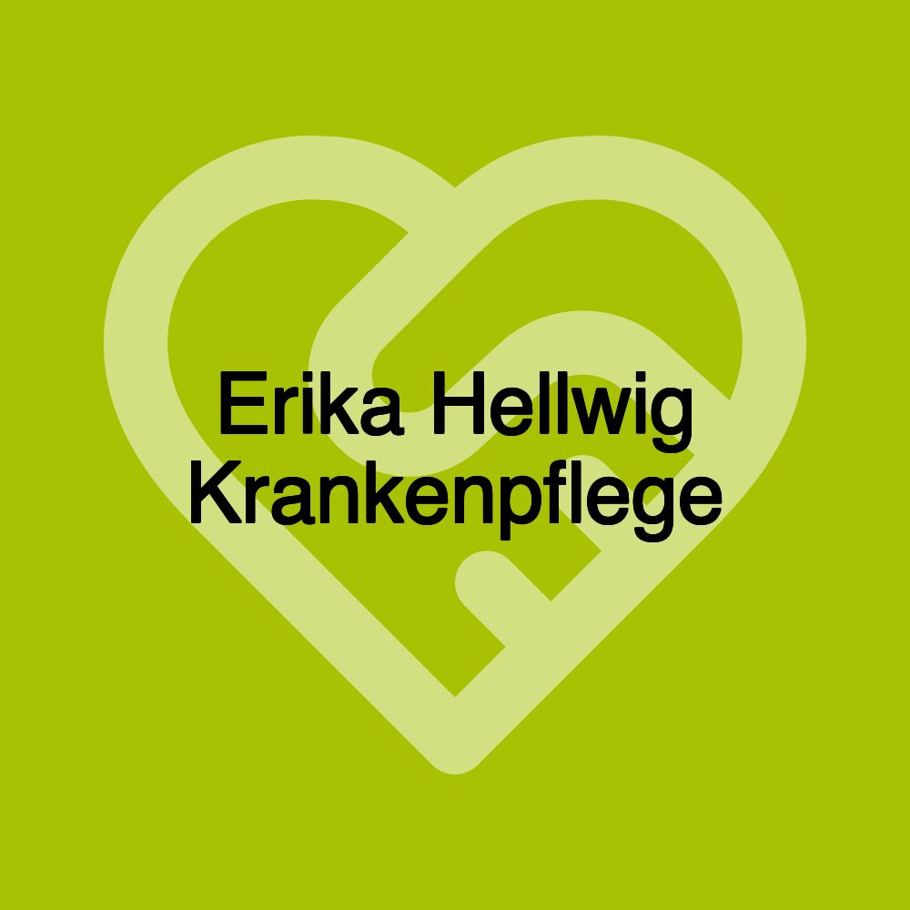 Erika Hellwig Krankenpflege