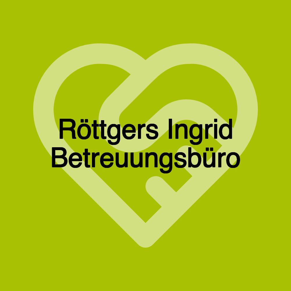 Röttgers Ingrid Betreuungsbüro