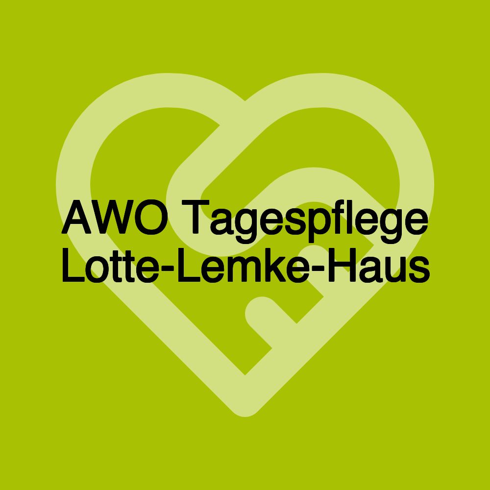 AWO Tagespflege Lotte-Lemke-Haus