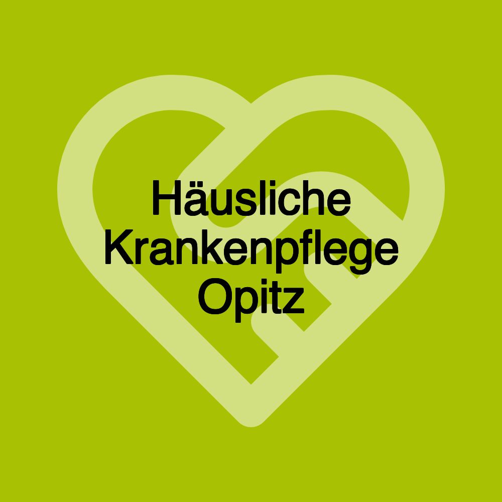 Häusliche Krankenpflege Opitz