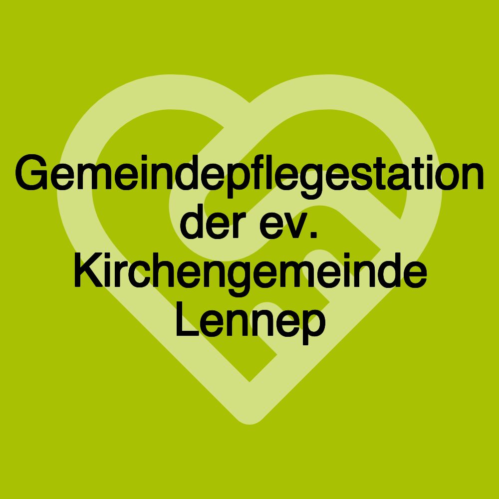 Gemeindepflegestation der ev. Kirchengemeinde Lennep