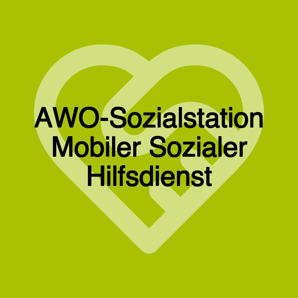 AWO-Sozialstation Mobiler Sozialer Hilfsdienst