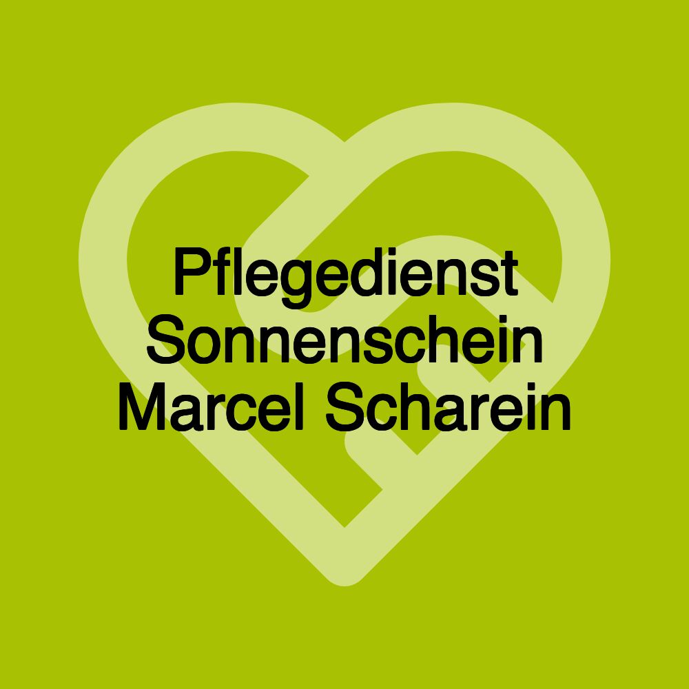 Pflegedienst Sonnenschein Marcel Scharein