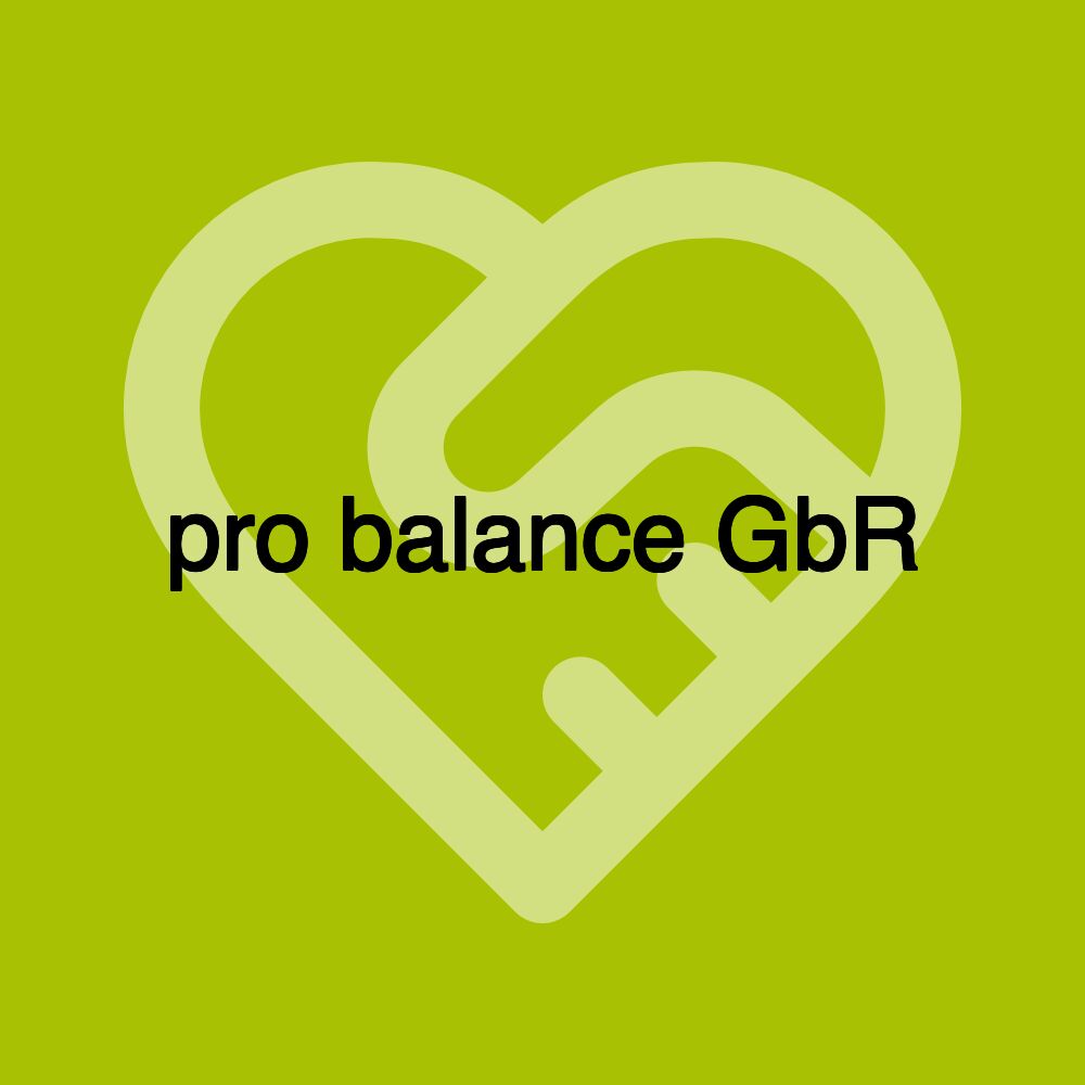 pro balance GbR