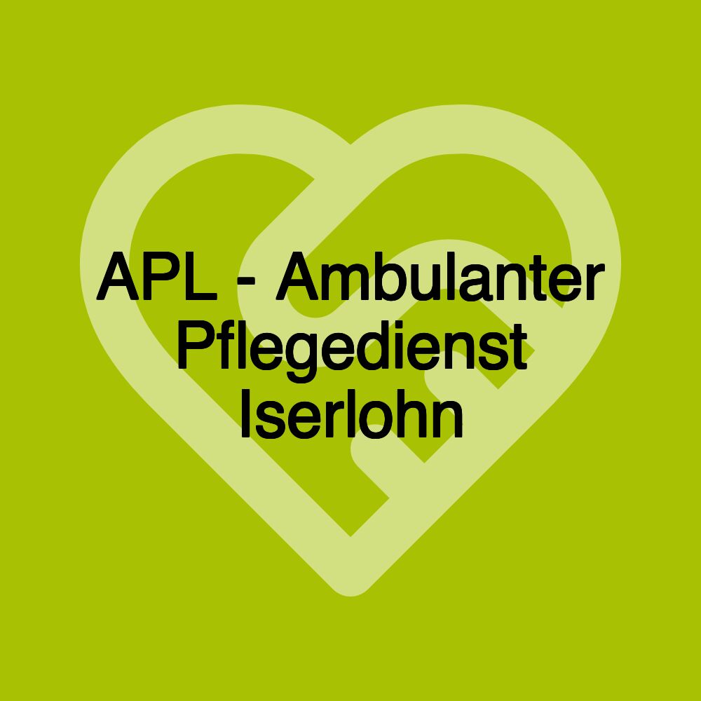 APL - Ambulanter Pflegedienst Iserlohn