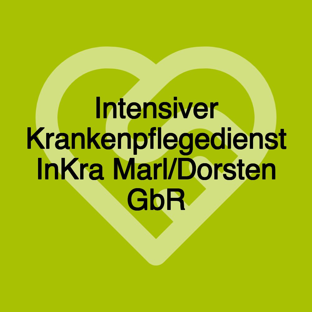 Intensiver Krankenpflegedienst InKra Marl/Dorsten GbR