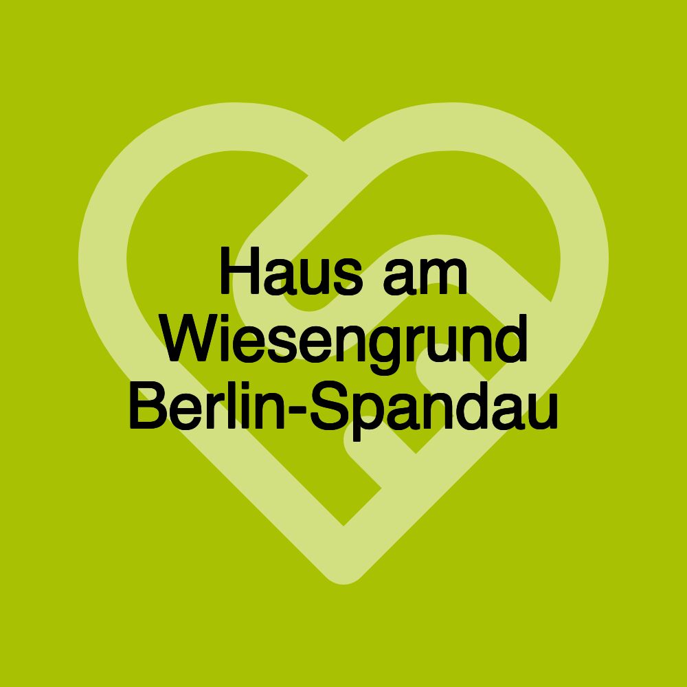 Haus am Wiesengrund Berlin-Spandau