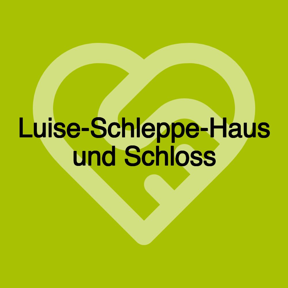 Luise-Schleppe-Haus und Schloss