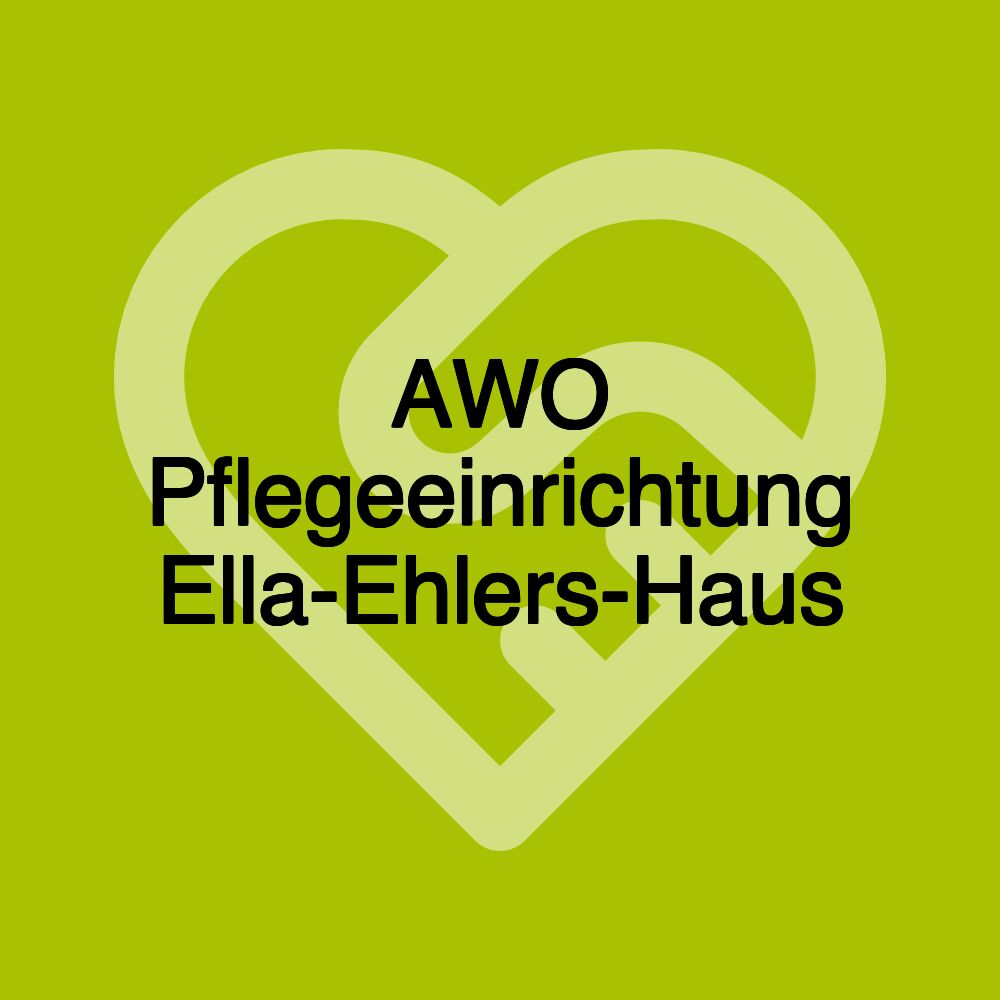 AWO Pflegeeinrichtung Ella-Ehlers-Haus